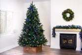 The Ultra Devonshire Fir Pre-lit with Warm White/Multicoloured Colour change LEDs (4ft to 12ft)