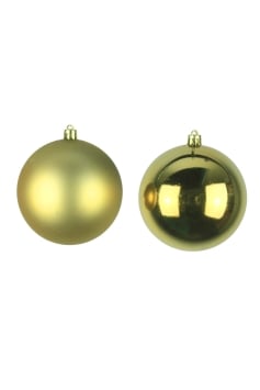 6cm Gold Shatterproof Baubles (50 Pack)