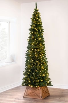 The Pre-lit 8ft Green Italian Pencilimo Tree