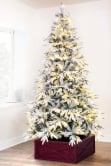 The Pre-Lit Snowy Alpine Tree Warm White (4ft to 12ft)