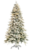 The Pre-Lit Snowy Alpine Tree Warm White (4ft to 12ft)