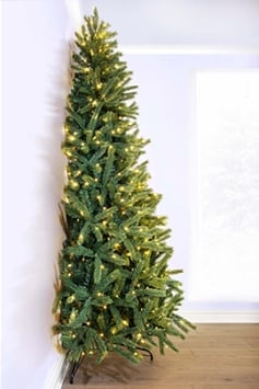 The 5ft Pre-lit Ultra Devonshire Half Tree Warm White Lights